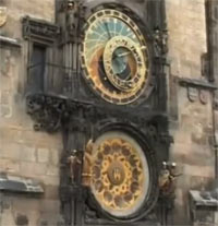 Средневековые астрономические часы в Праге 