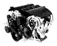 Двигатель автомобиля